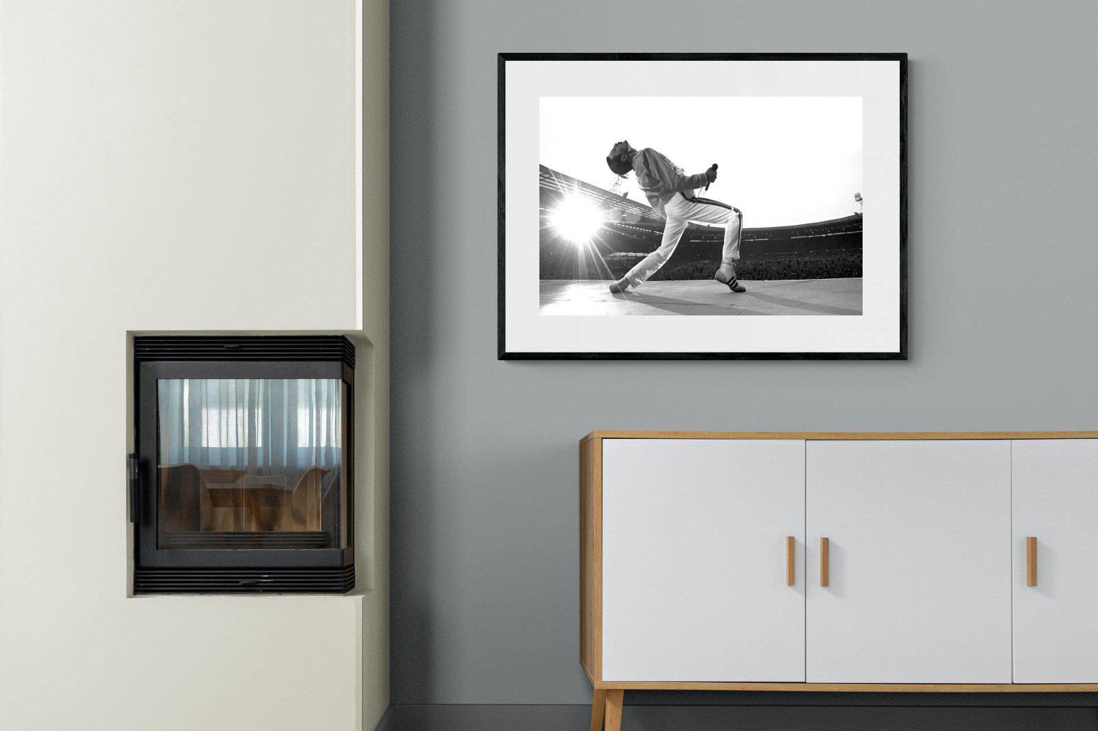 Freddy-Wall_Art-100 x 75cm-Framed Print-Black-Pixalot