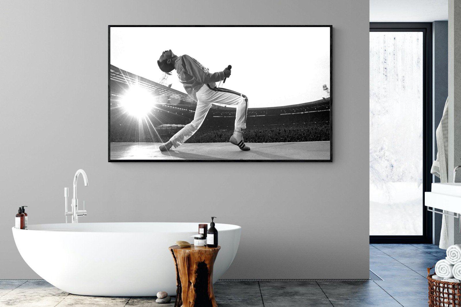 Freddy-Wall_Art-180 x 110cm-Mounted Canvas-Black-Pixalot