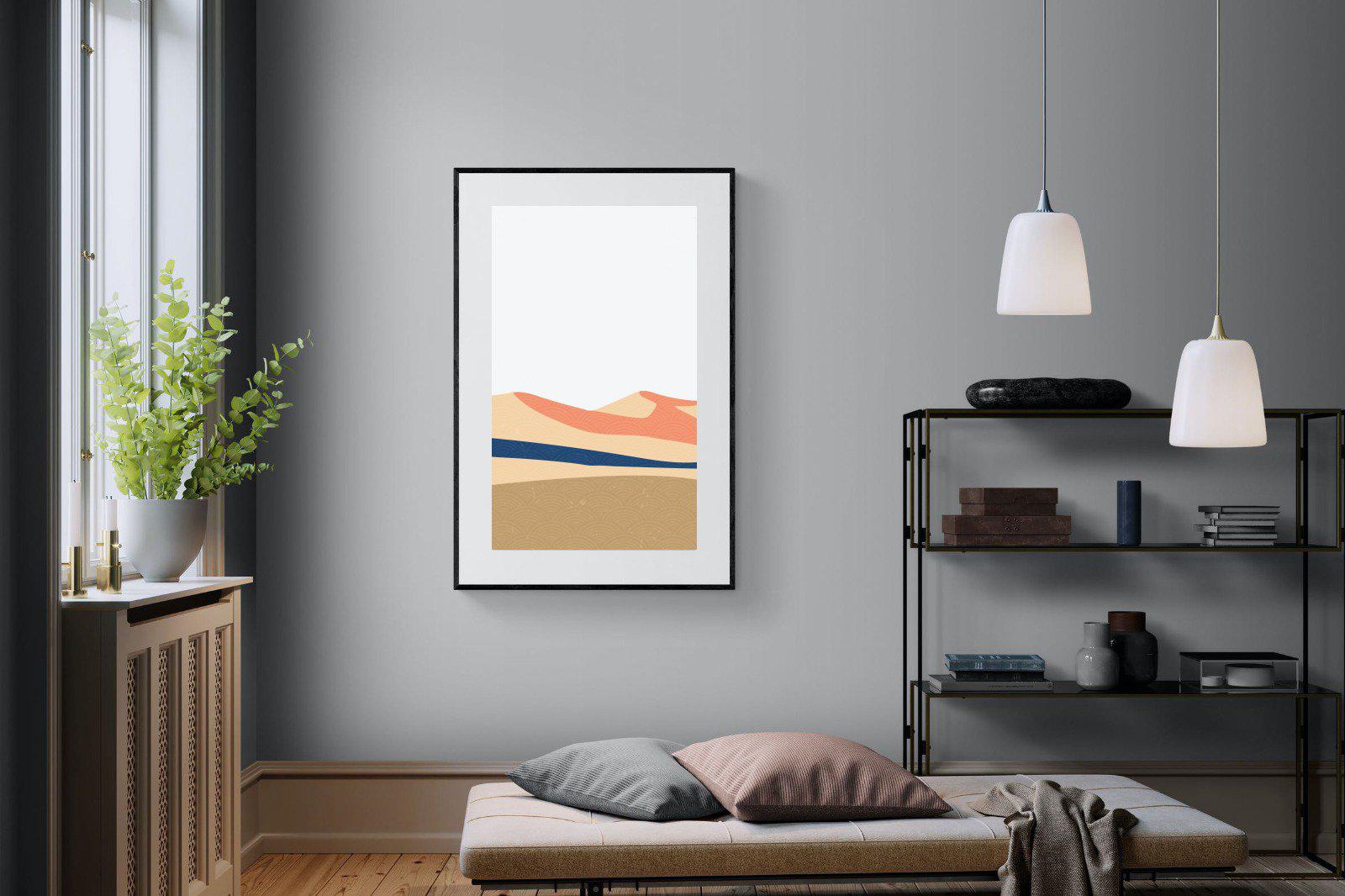 Frederik-Wall_Art-100 x 150cm-Framed Print-Black-Pixalot