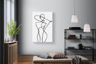 Freehand Figure One-Wall_Art-100 x 150cm-Mounted Canvas-No Frame-Pixalot