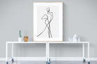 Freehand Figure Two-Wall_Art-90 x 120cm-Framed Print-Wood-Pixalot