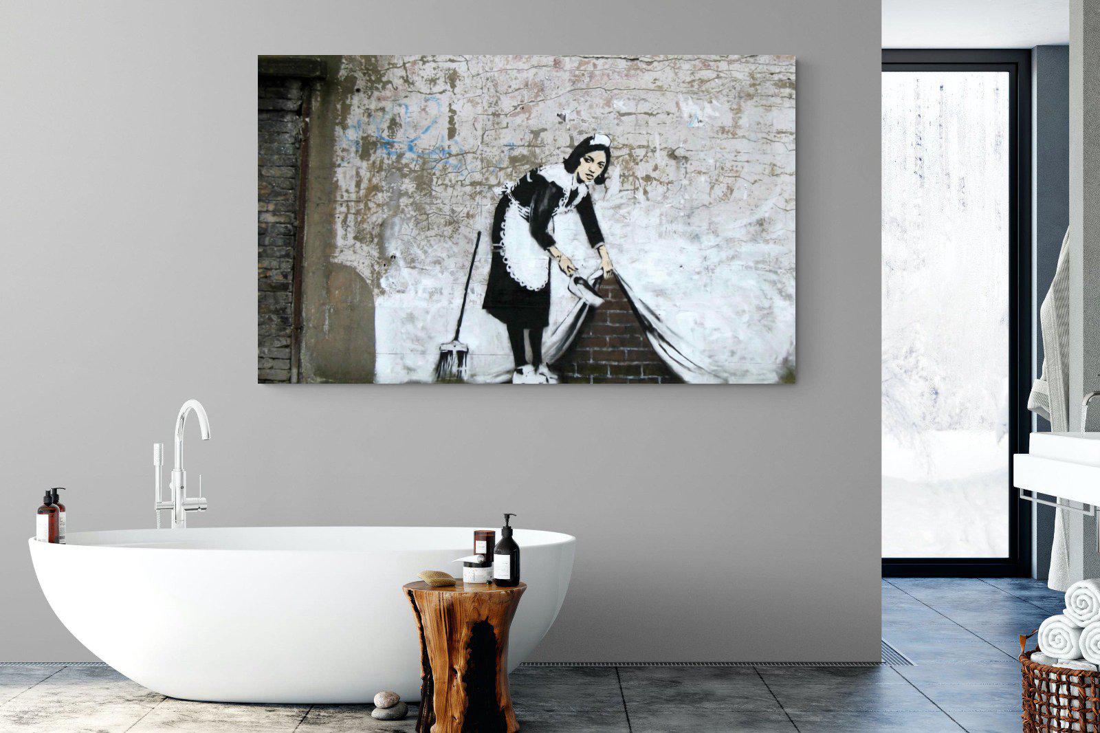 French Maid-Wall_Art-180 x 110cm-Mounted Canvas-No Frame-Pixalot