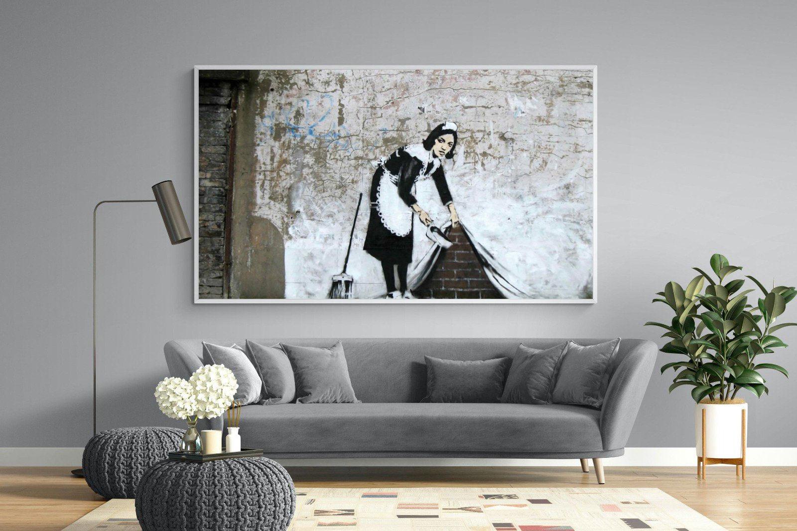 French Maid-Wall_Art-220 x 130cm-Mounted Canvas-White-Pixalot