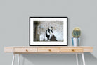 French Maid-Wall_Art-80 x 60cm-Framed Print-Black-Pixalot