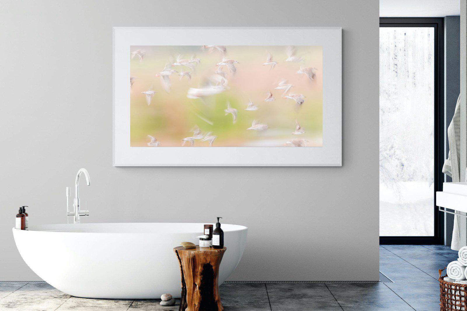 Frenzy-Wall_Art-180 x 110cm-Framed Print-White-Pixalot