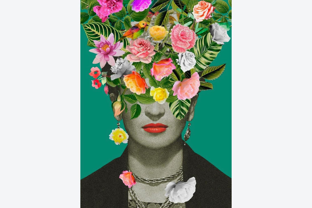 Frida Floral-Wall_Art-Pixalot