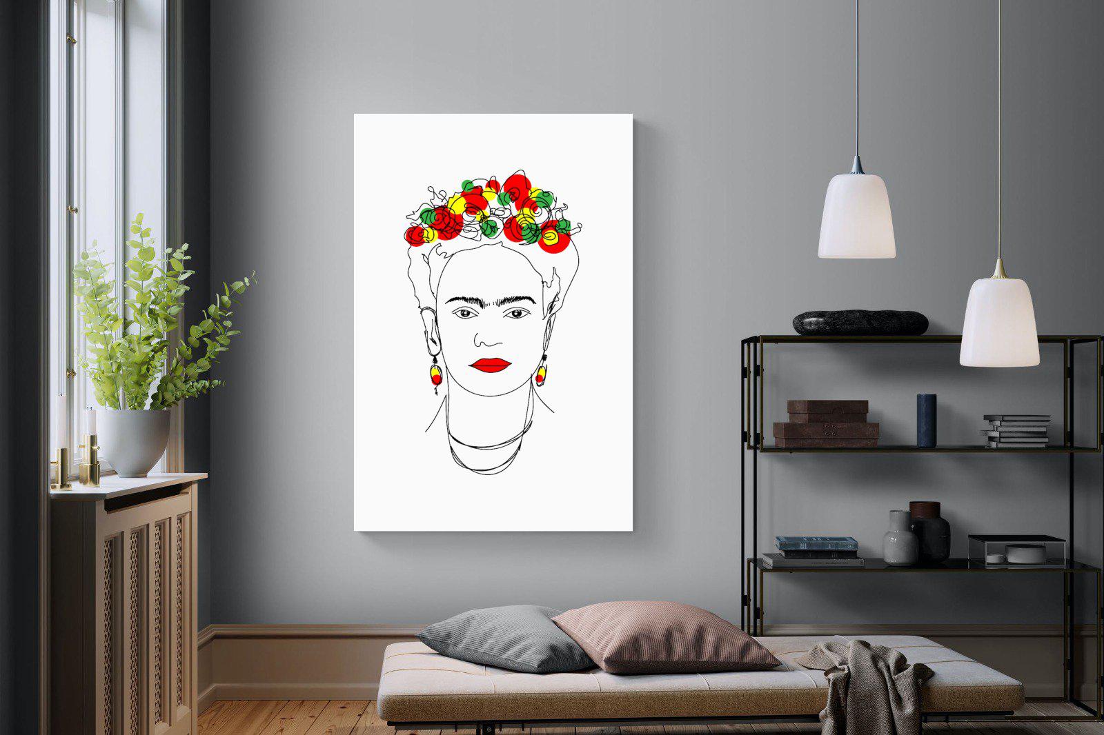 Frida Kahlo-Wall_Art-120 x 180cm-Mounted Canvas-No Frame-Pixalot