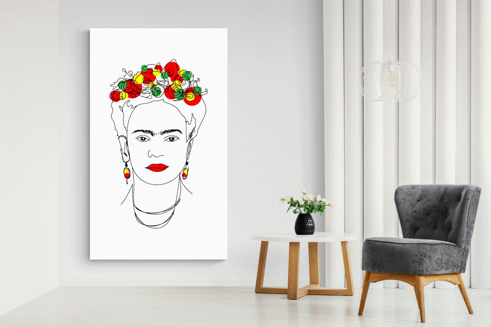 Frida Kahlo-Wall_Art-130 x 220cm-Mounted Canvas-No Frame-Pixalot
