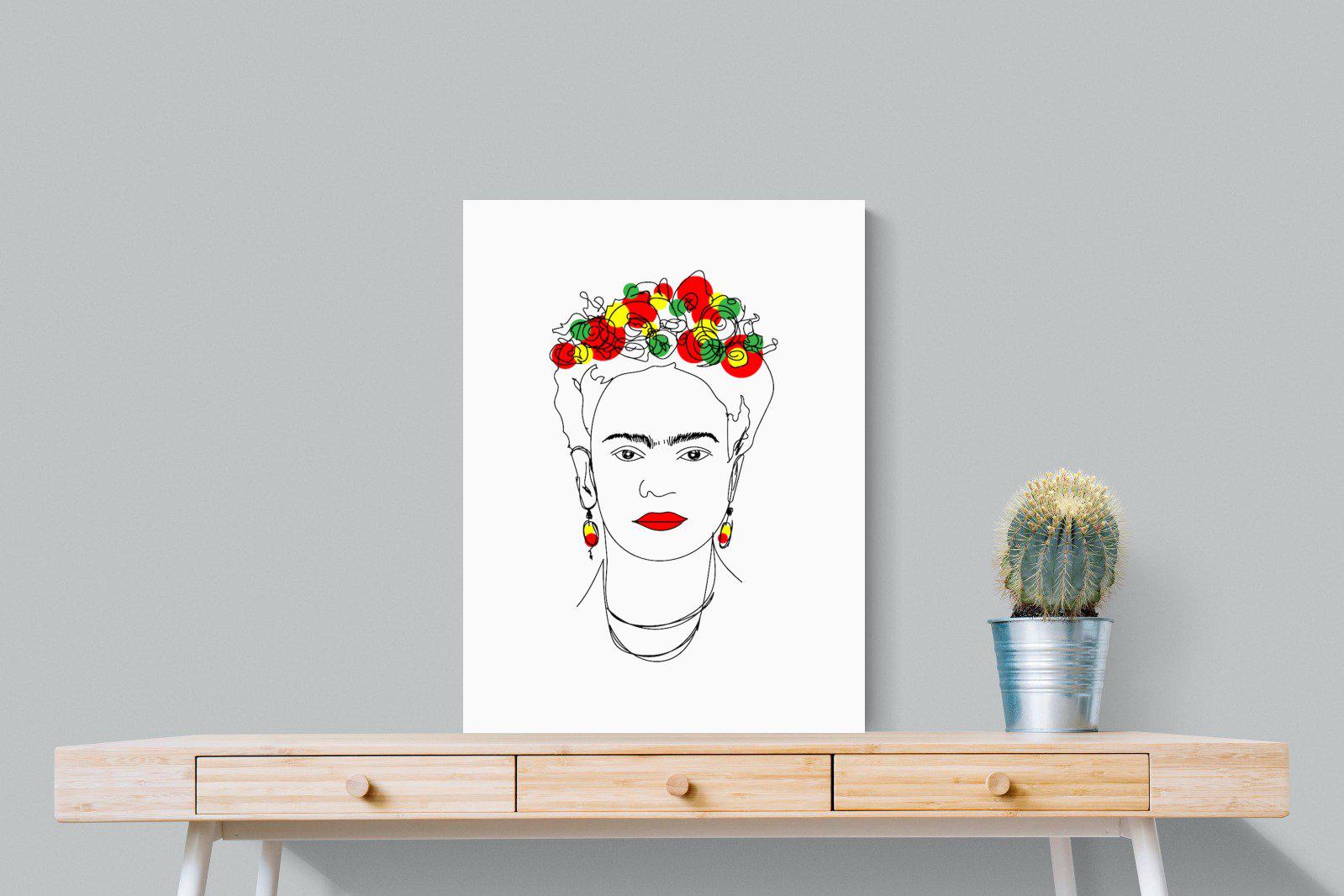Frida Kahlo-Wall_Art-60 x 80cm-Mounted Canvas-No Frame-Pixalot