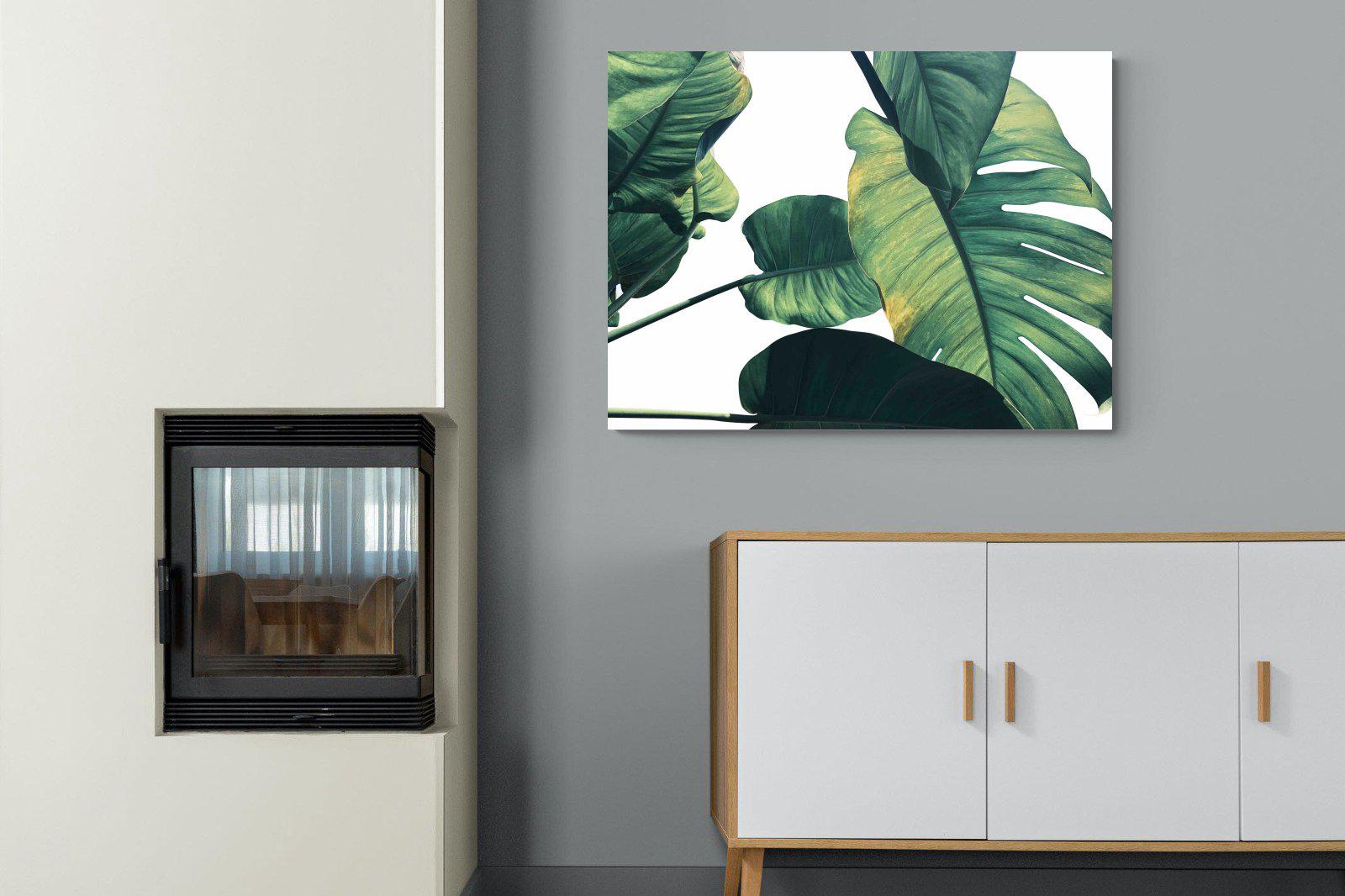 Frond & Light-Wall_Art-100 x 75cm-Mounted Canvas-No Frame-Pixalot