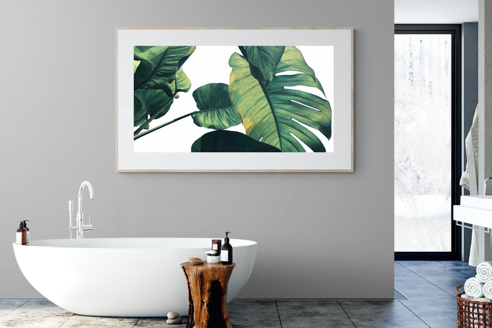 Frond & Light-Wall_Art-180 x 110cm-Framed Print-Wood-Pixalot