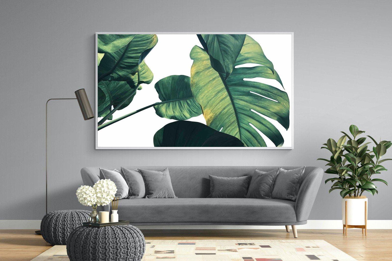 Frond & Light-Wall_Art-220 x 130cm-Mounted Canvas-White-Pixalot