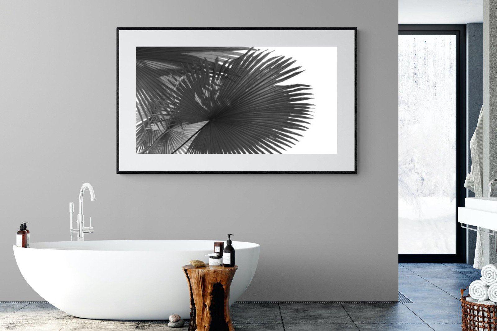 Frond-Wall_Art-180 x 110cm-Framed Print-Black-Pixalot