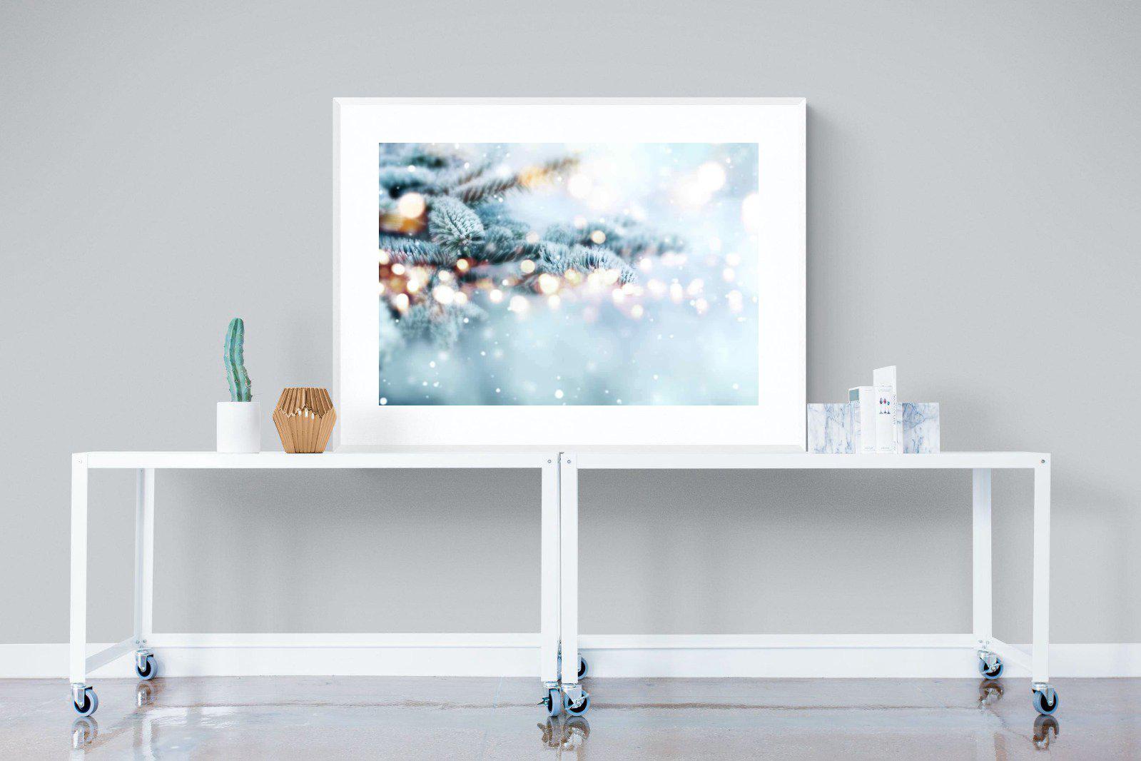 Frost-Wall_Art-120 x 90cm-Framed Print-White-Pixalot