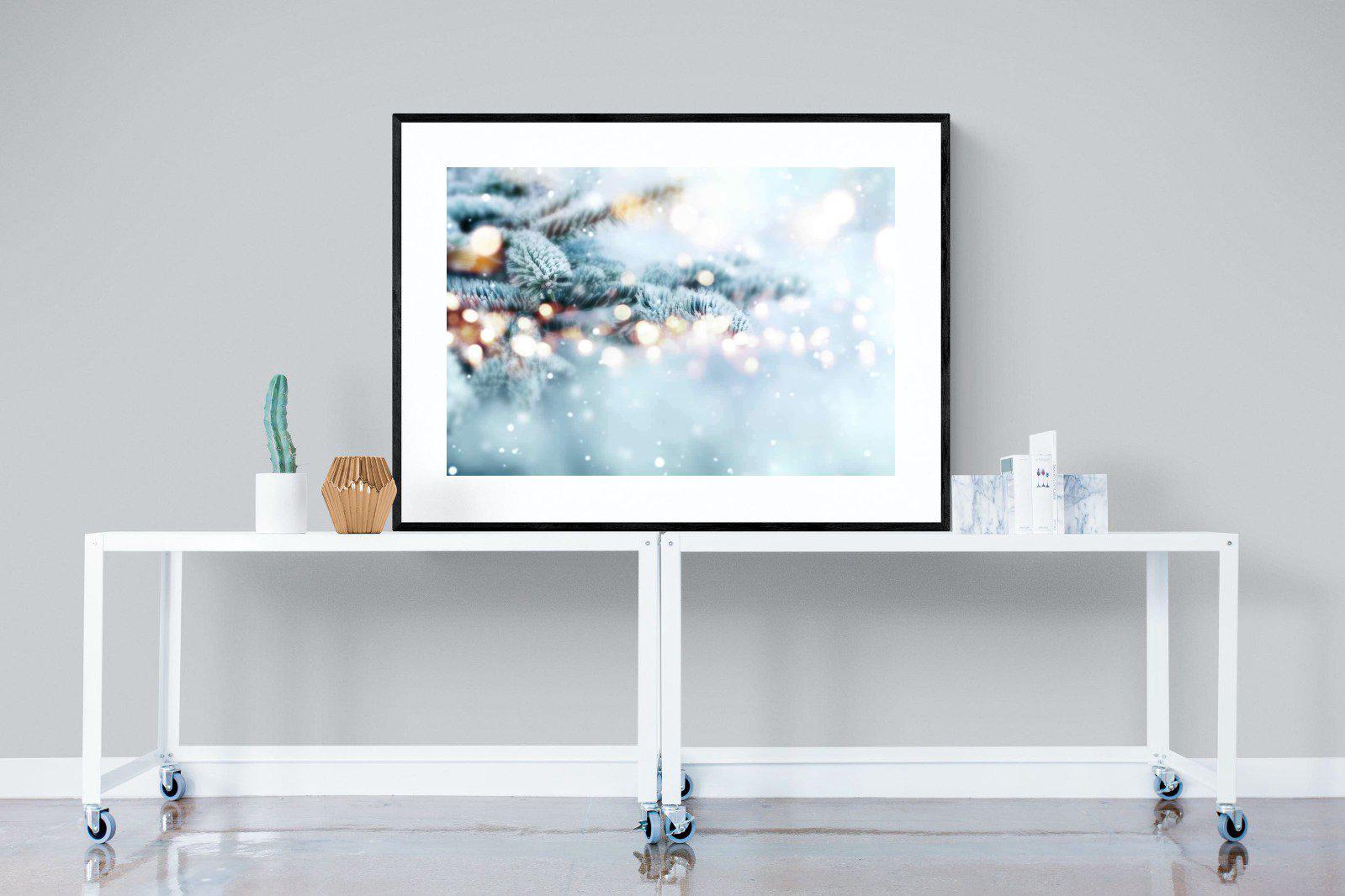 Frost-Wall_Art-120 x 90cm-Framed Print-Black-Pixalot