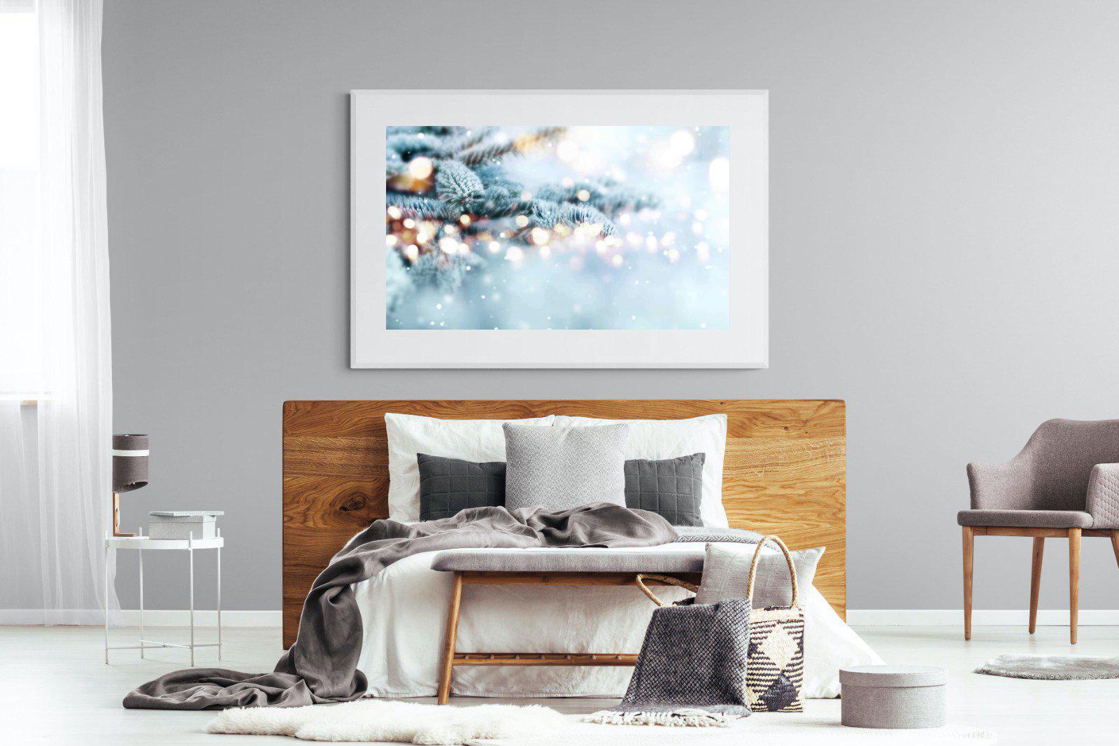 Frost-Wall_Art-150 x 100cm-Framed Print-White-Pixalot