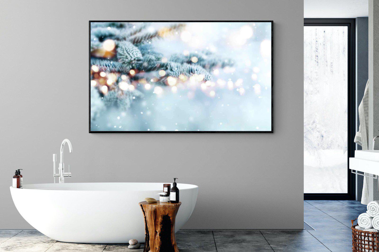 Frost-Wall_Art-180 x 110cm-Mounted Canvas-Black-Pixalot
