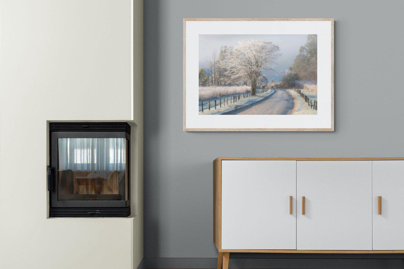 Frosty-Wall_Art-100 x 75cm-Framed Print-Wood-Pixalot