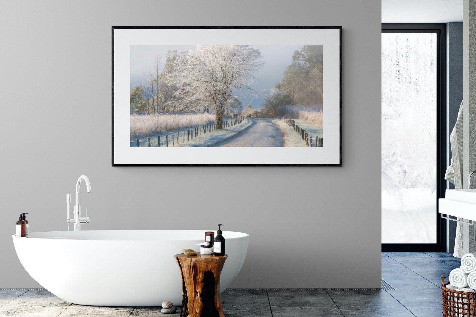 Frosty-Wall_Art-180 x 110cm-Framed Print-Black-Pixalot