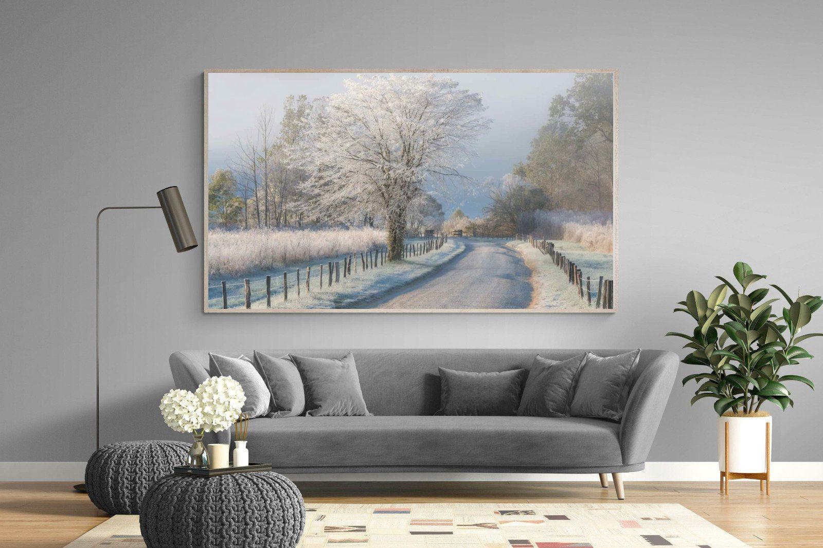 Frosty-Wall_Art-220 x 130cm-Mounted Canvas-Wood-Pixalot