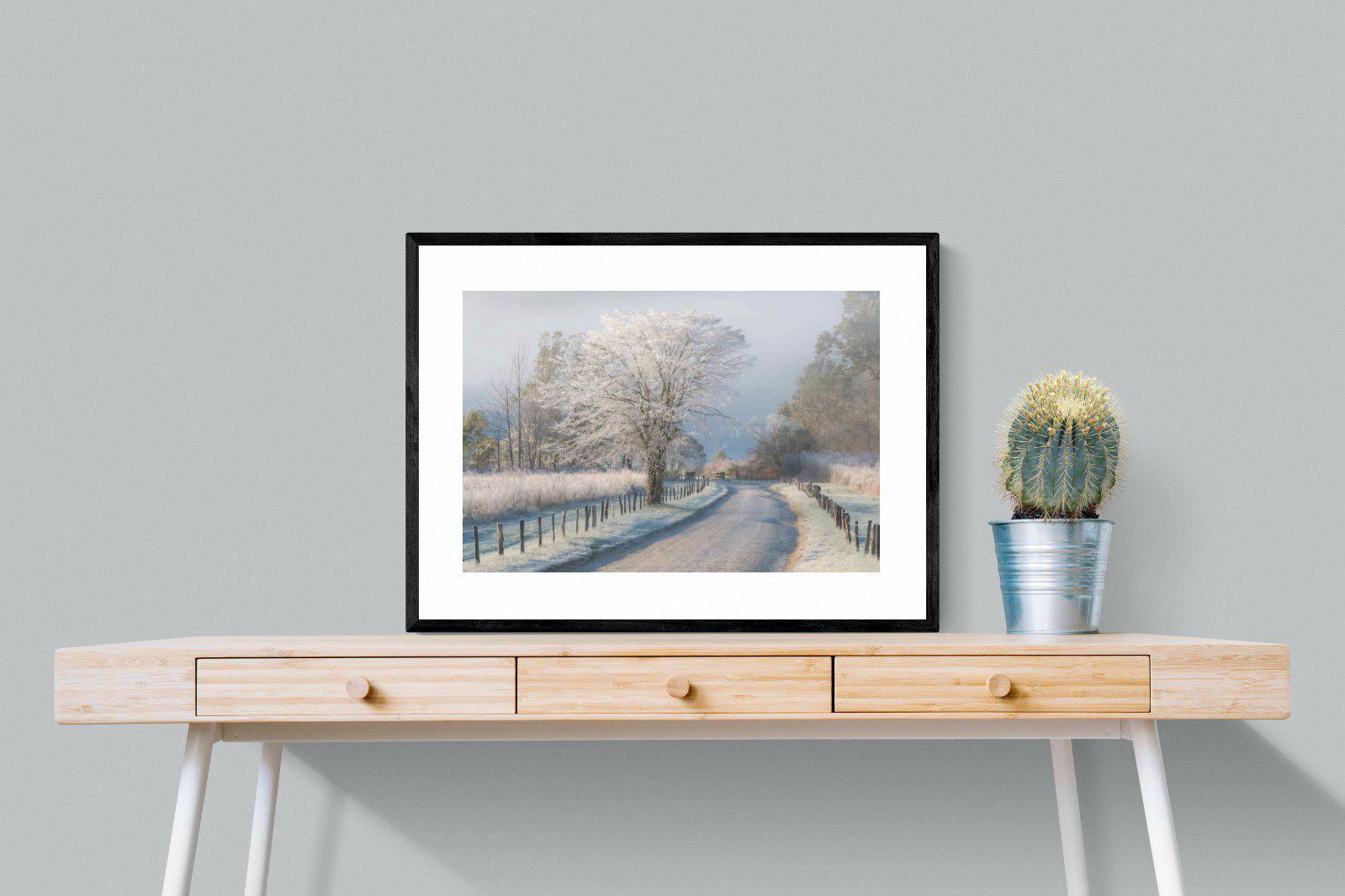 Frosty-Wall_Art-80 x 60cm-Framed Print-Black-Pixalot