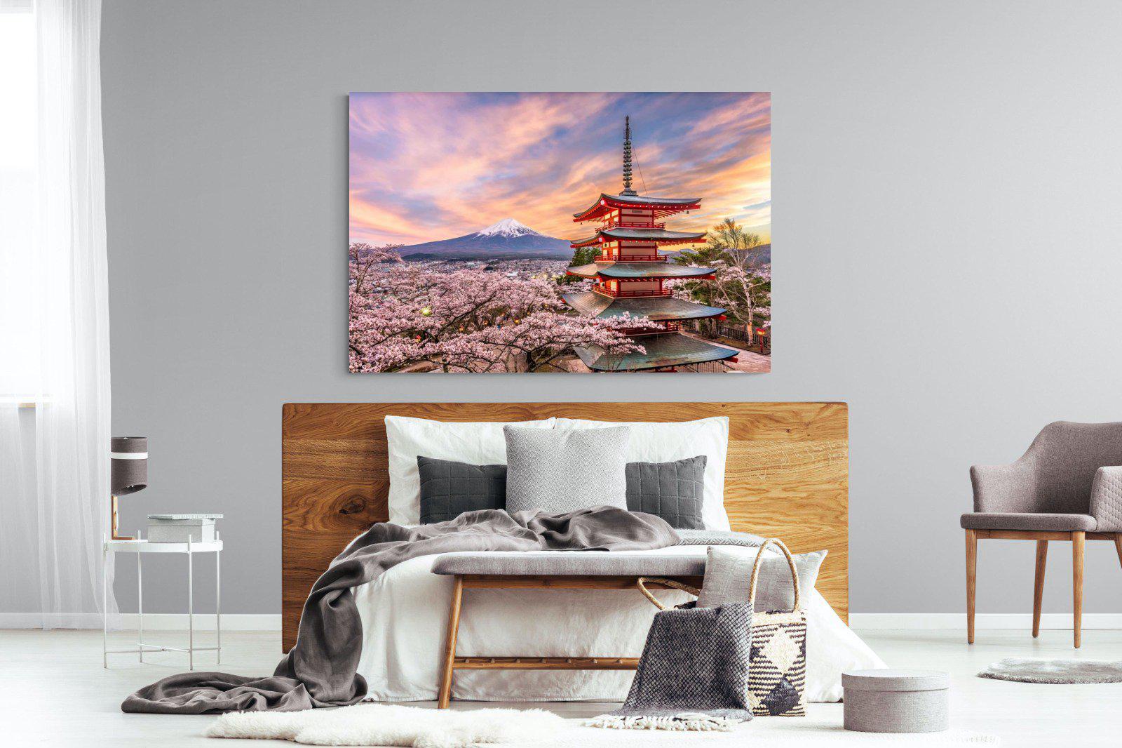 Fuji-Wall_Art-150 x 100cm-Mounted Canvas-No Frame-Pixalot
