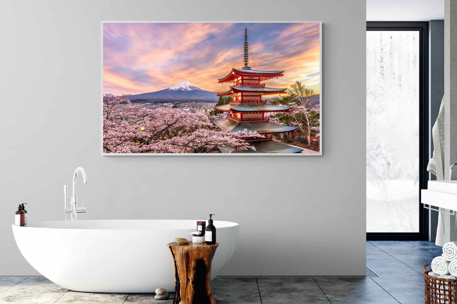 Fuji-Wall_Art-180 x 110cm-Mounted Canvas-White-Pixalot