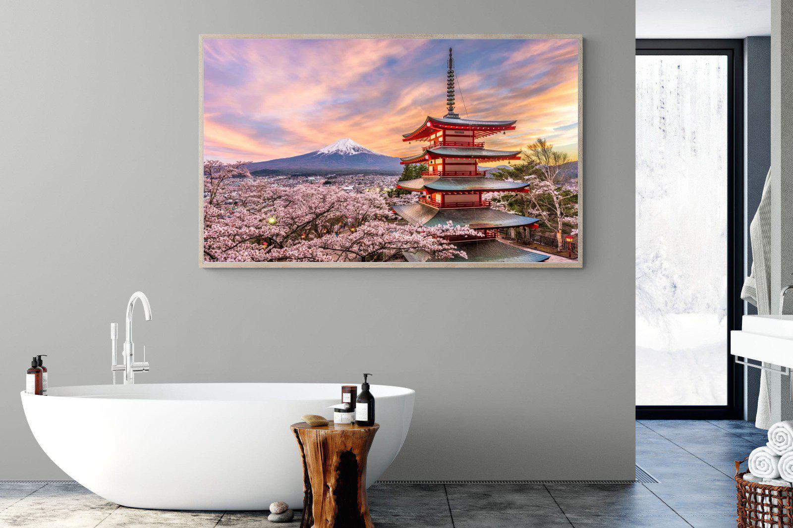 Fuji-Wall_Art-180 x 110cm-Mounted Canvas-Wood-Pixalot