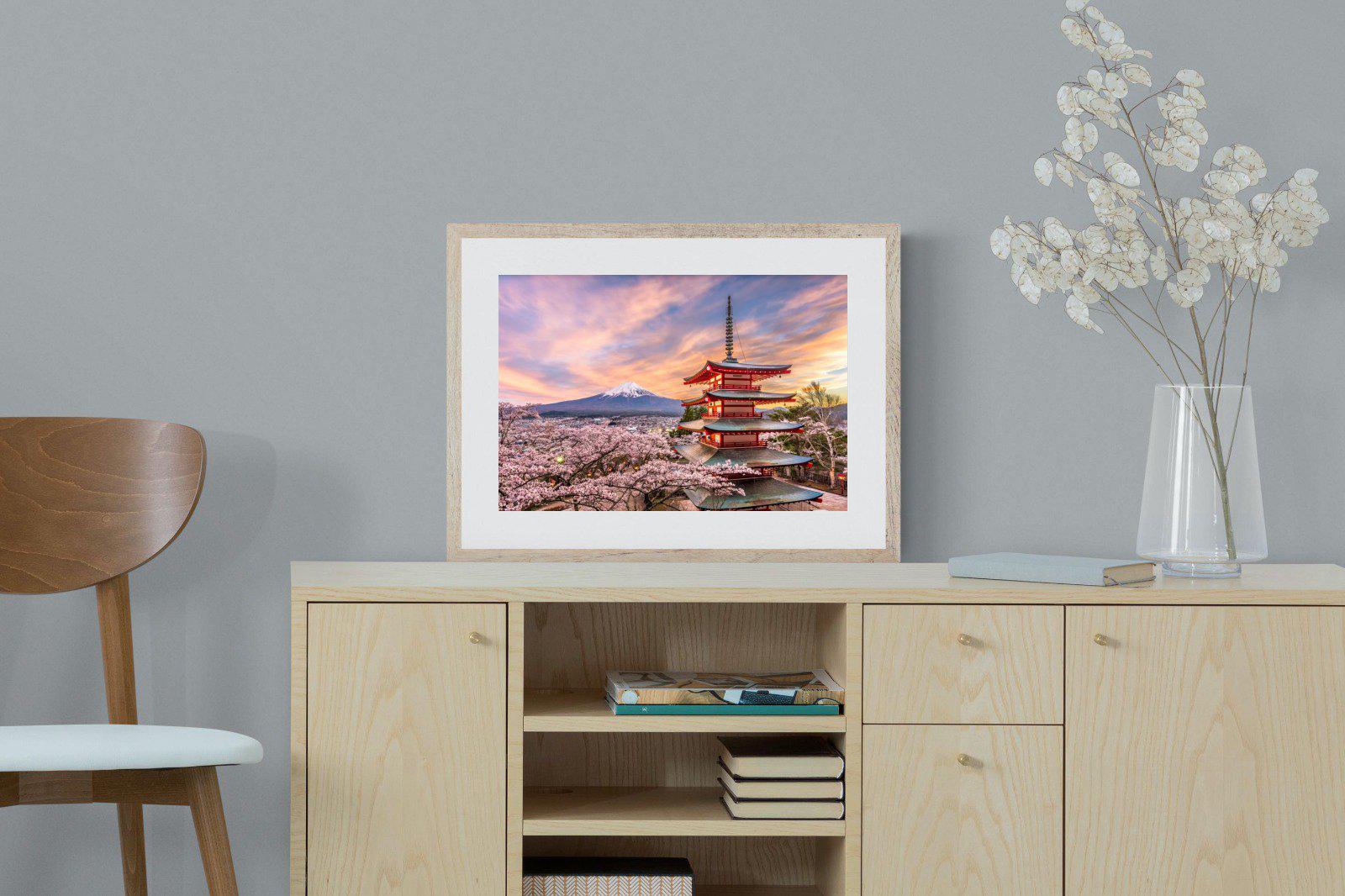 Fuji-Wall_Art-60 x 45cm-Framed Print-Wood-Pixalot