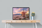 Fuji-Wall_Art-80 x 60cm-Mounted Canvas-Black-Pixalot