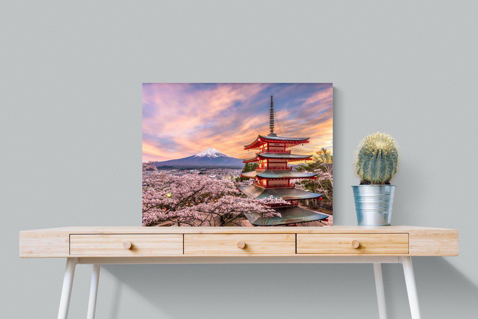 Fuji-Wall_Art-80 x 60cm-Mounted Canvas-No Frame-Pixalot