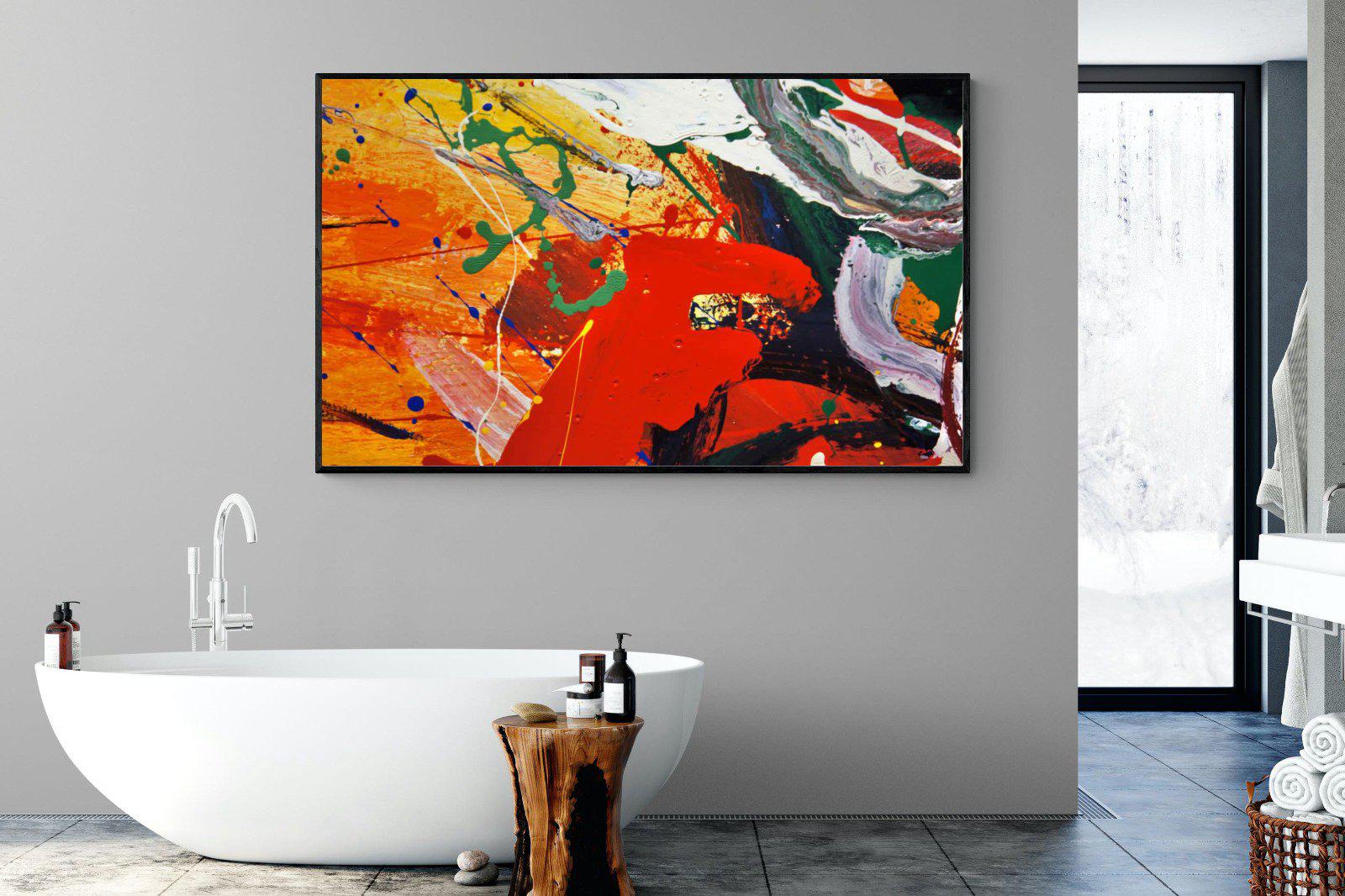 Fun in the Sun-Wall_Art-180 x 110cm-Mounted Canvas-Black-Pixalot