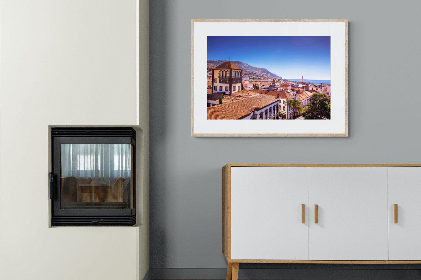 Funchal-Wall_Art-100 x 75cm-Framed Print-Wood-Pixalot