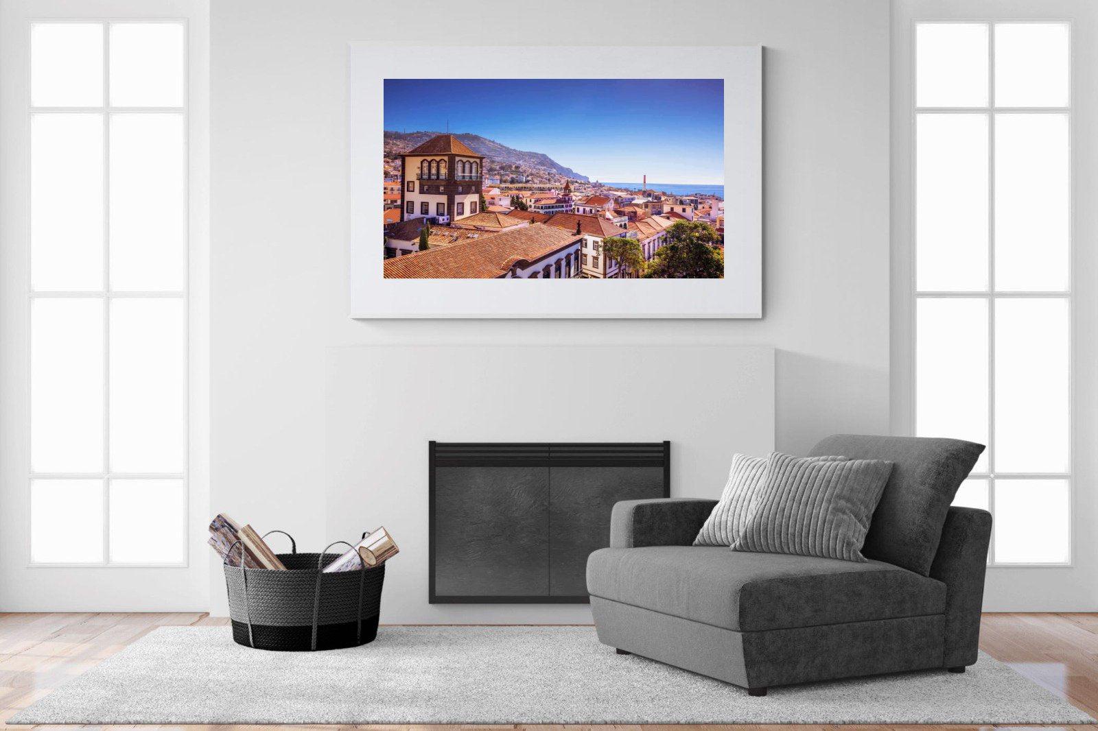 Funchal-Wall_Art-150 x 100cm-Framed Print-White-Pixalot