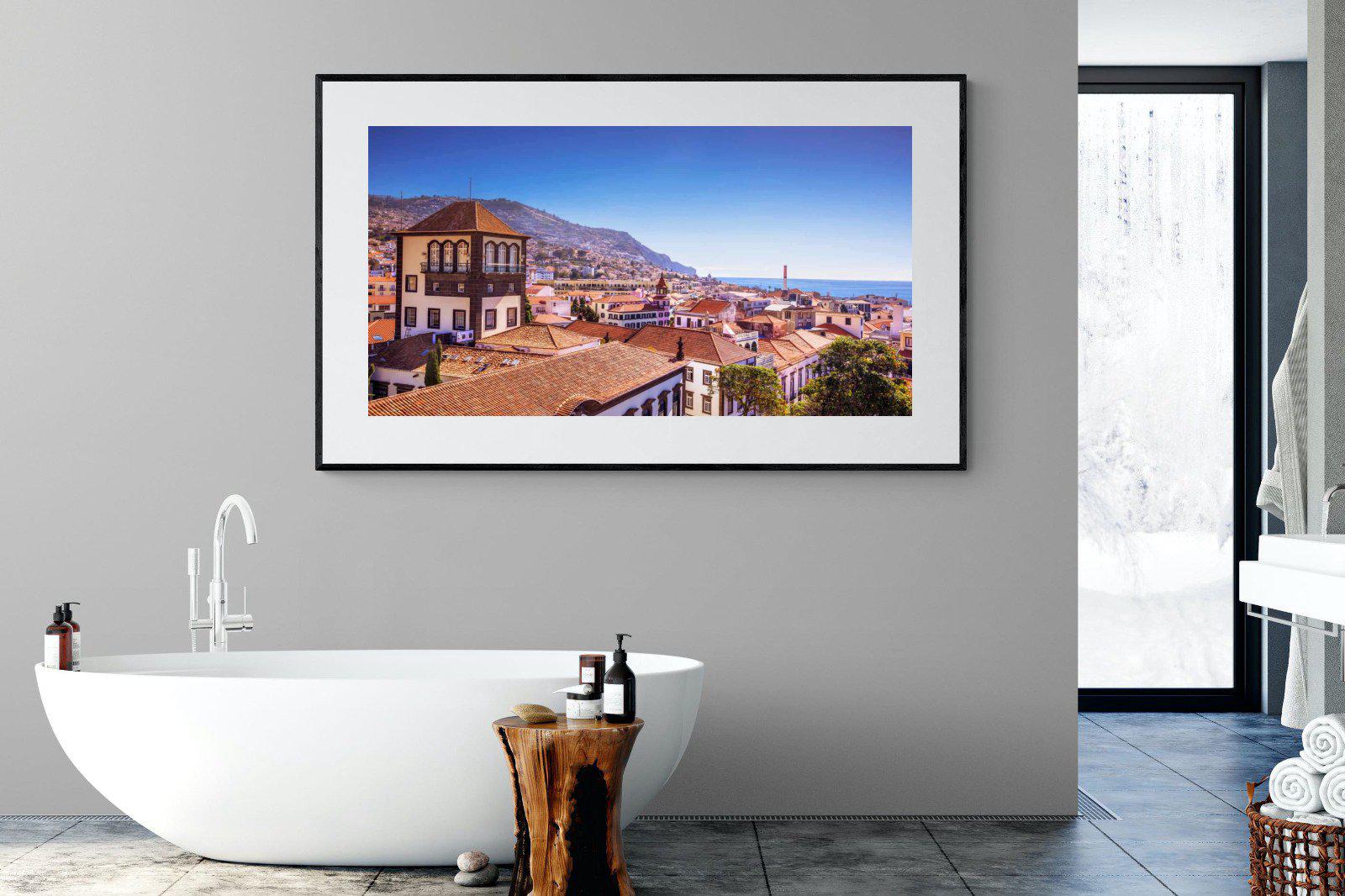 Funchal-Wall_Art-180 x 110cm-Framed Print-Black-Pixalot