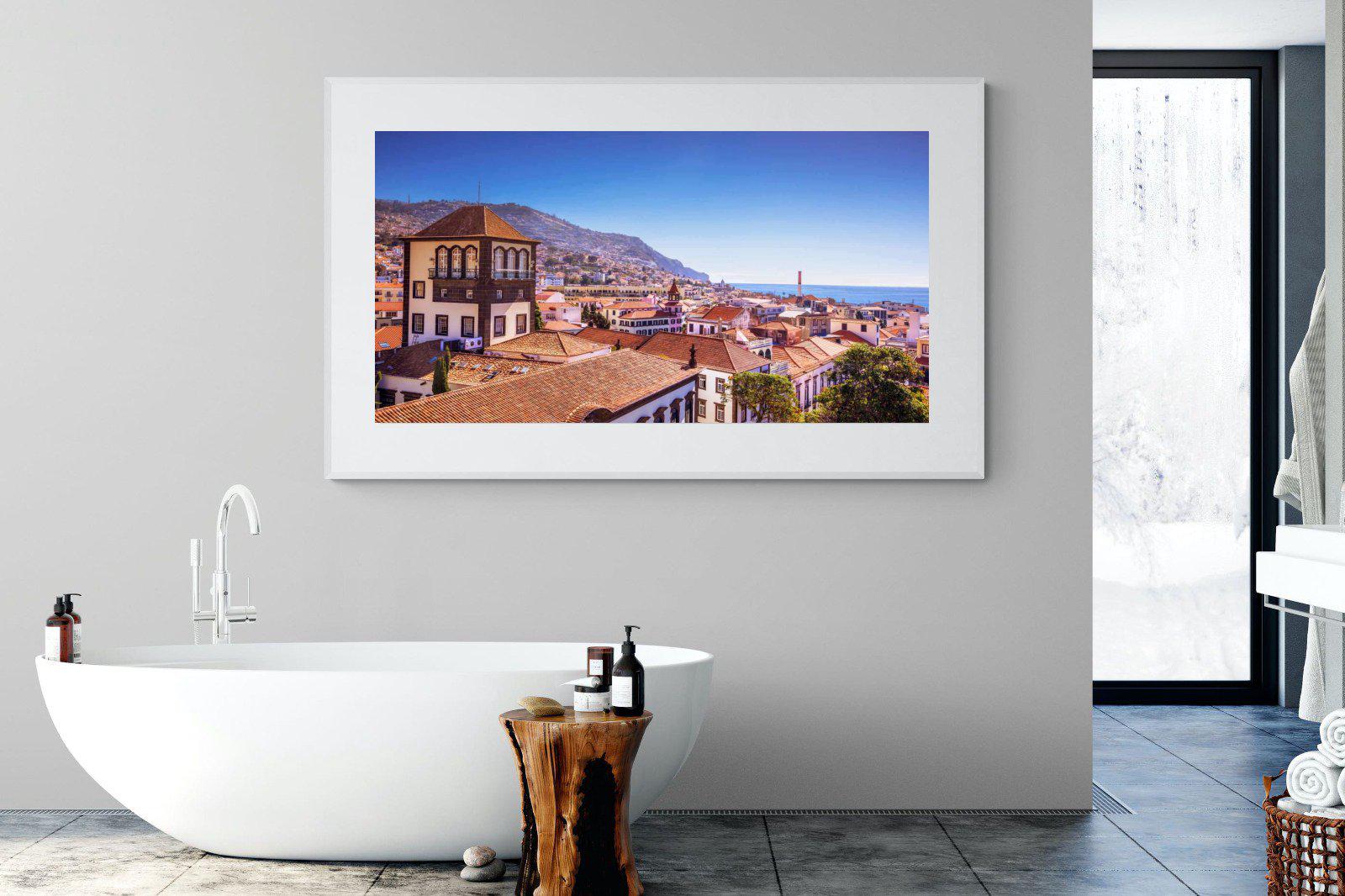 Funchal-Wall_Art-180 x 110cm-Framed Print-White-Pixalot