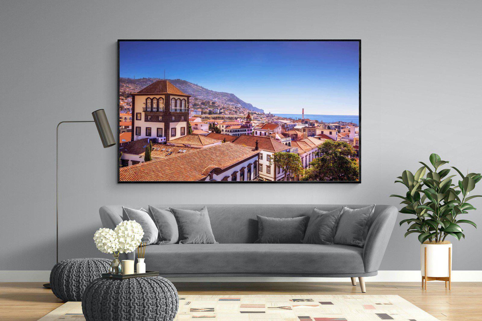 Funchal-Wall_Art-220 x 130cm-Mounted Canvas-Black-Pixalot