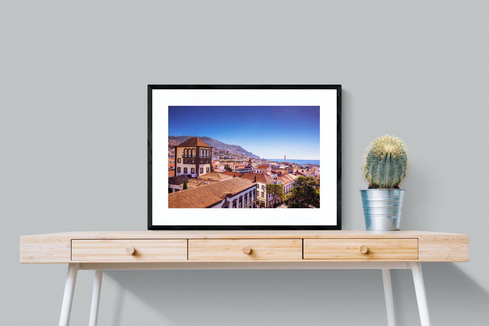 Funchal-Wall_Art-80 x 60cm-Framed Print-Black-Pixalot