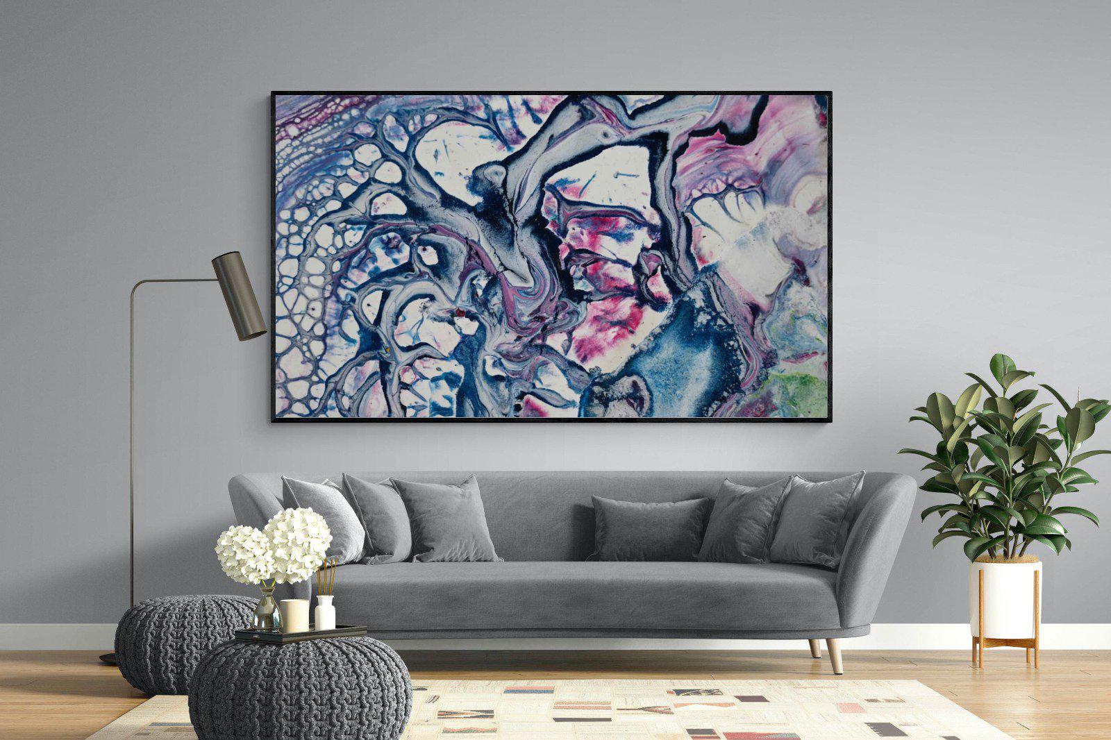 Fusion-Wall_Art-220 x 130cm-Mounted Canvas-Black-Pixalot