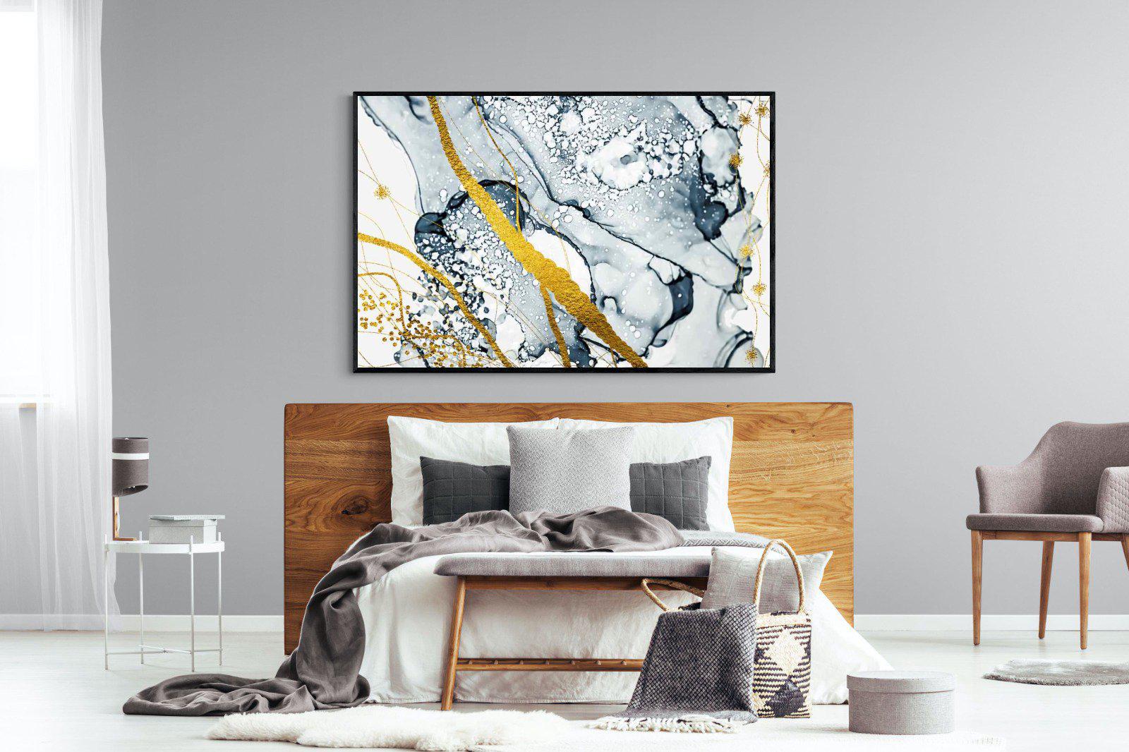 Galactic-Wall_Art-150 x 100cm-Mounted Canvas-Black-Pixalot