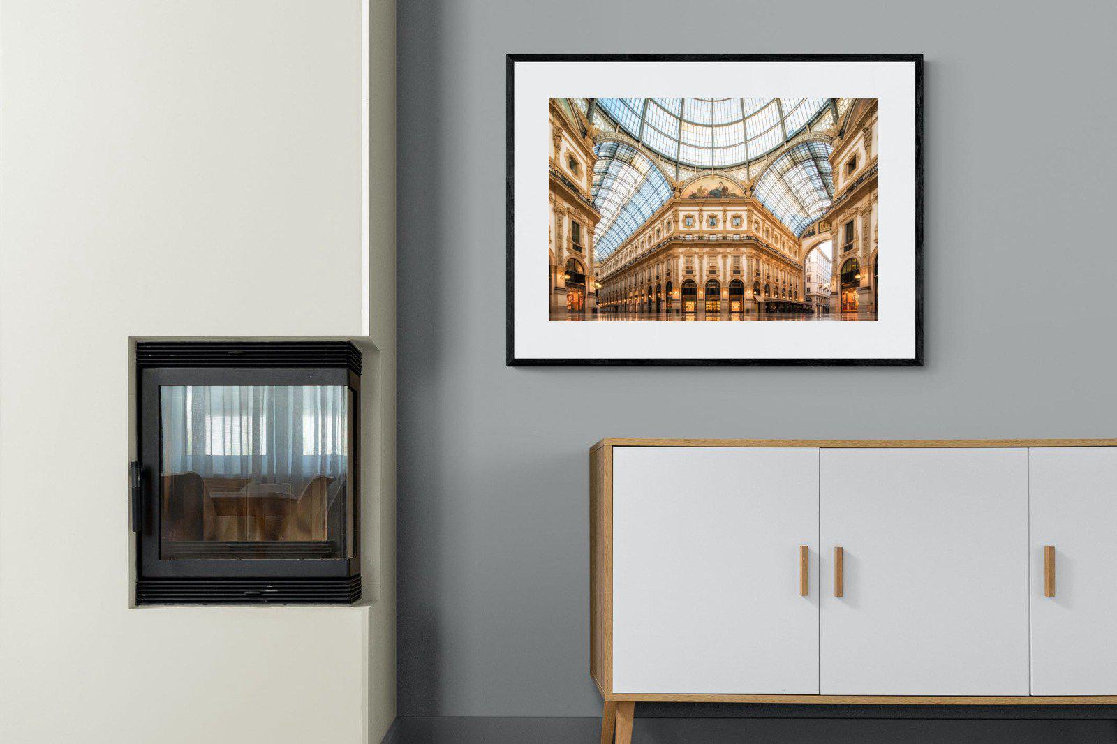 Galleria-Wall_Art-100 x 75cm-Framed Print-Black-Pixalot