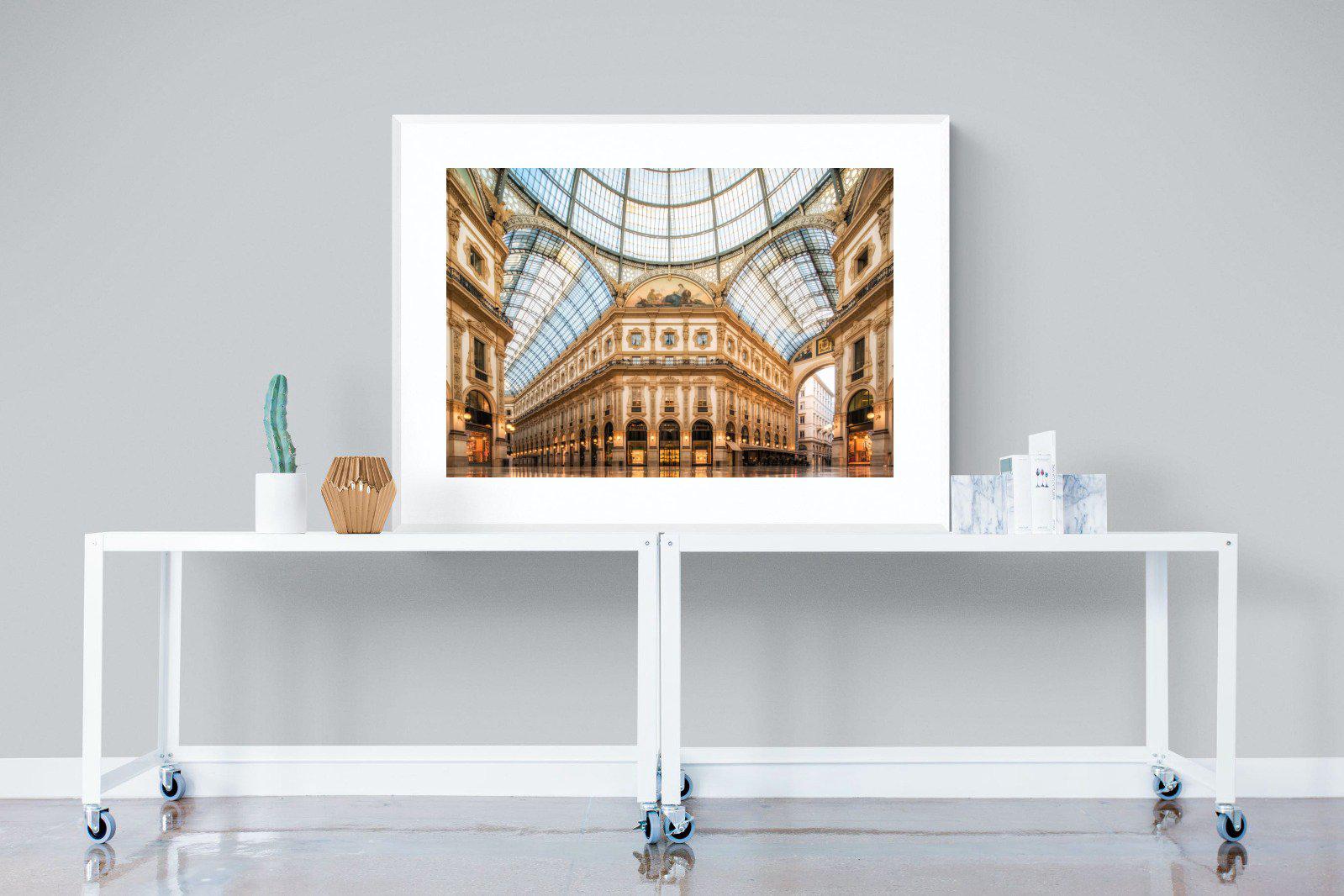 Galleria-Wall_Art-120 x 90cm-Framed Print-White-Pixalot