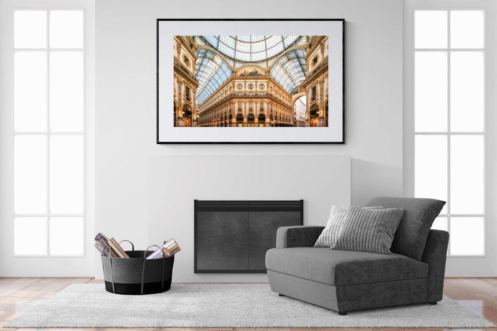 Galleria-Wall_Art-150 x 100cm-Framed Print-Black-Pixalot