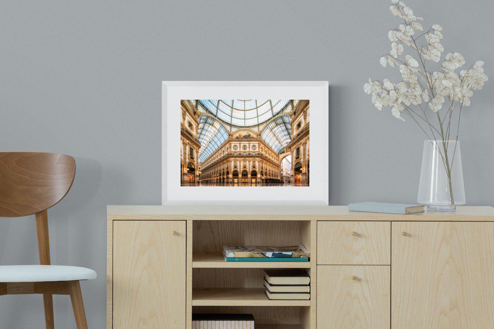 Galleria-Wall_Art-60 x 45cm-Framed Print-White-Pixalot