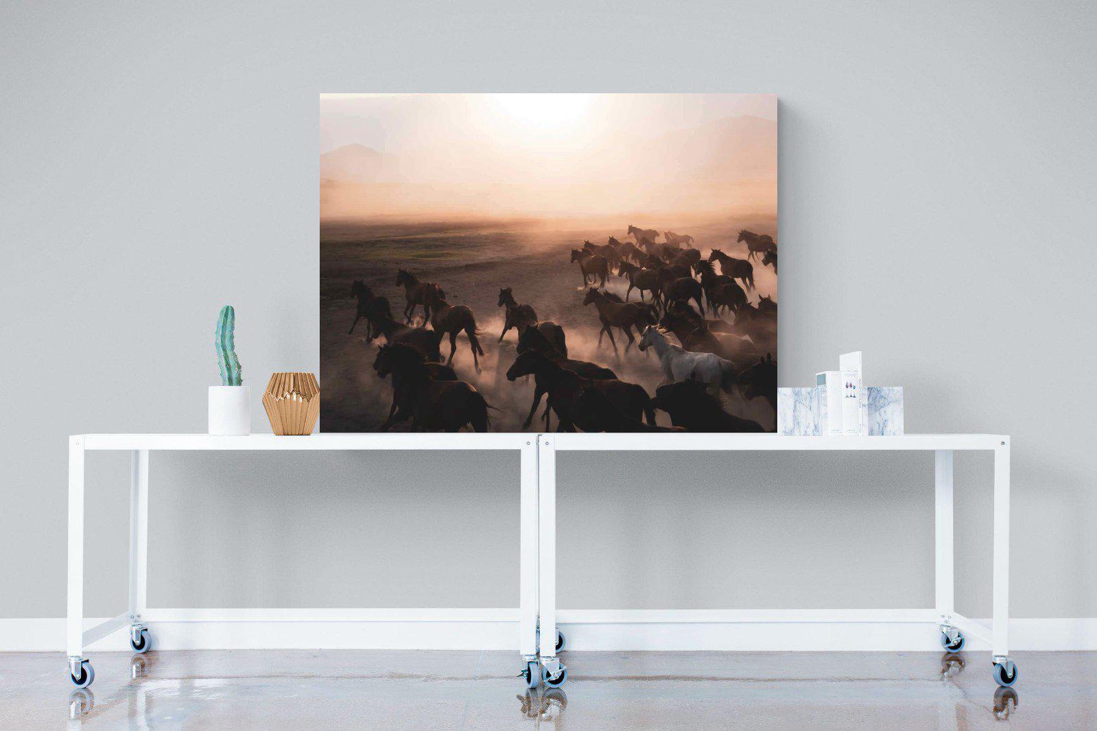 Gallop-Wall_Art-120 x 90cm-Mounted Canvas-No Frame-Pixalot