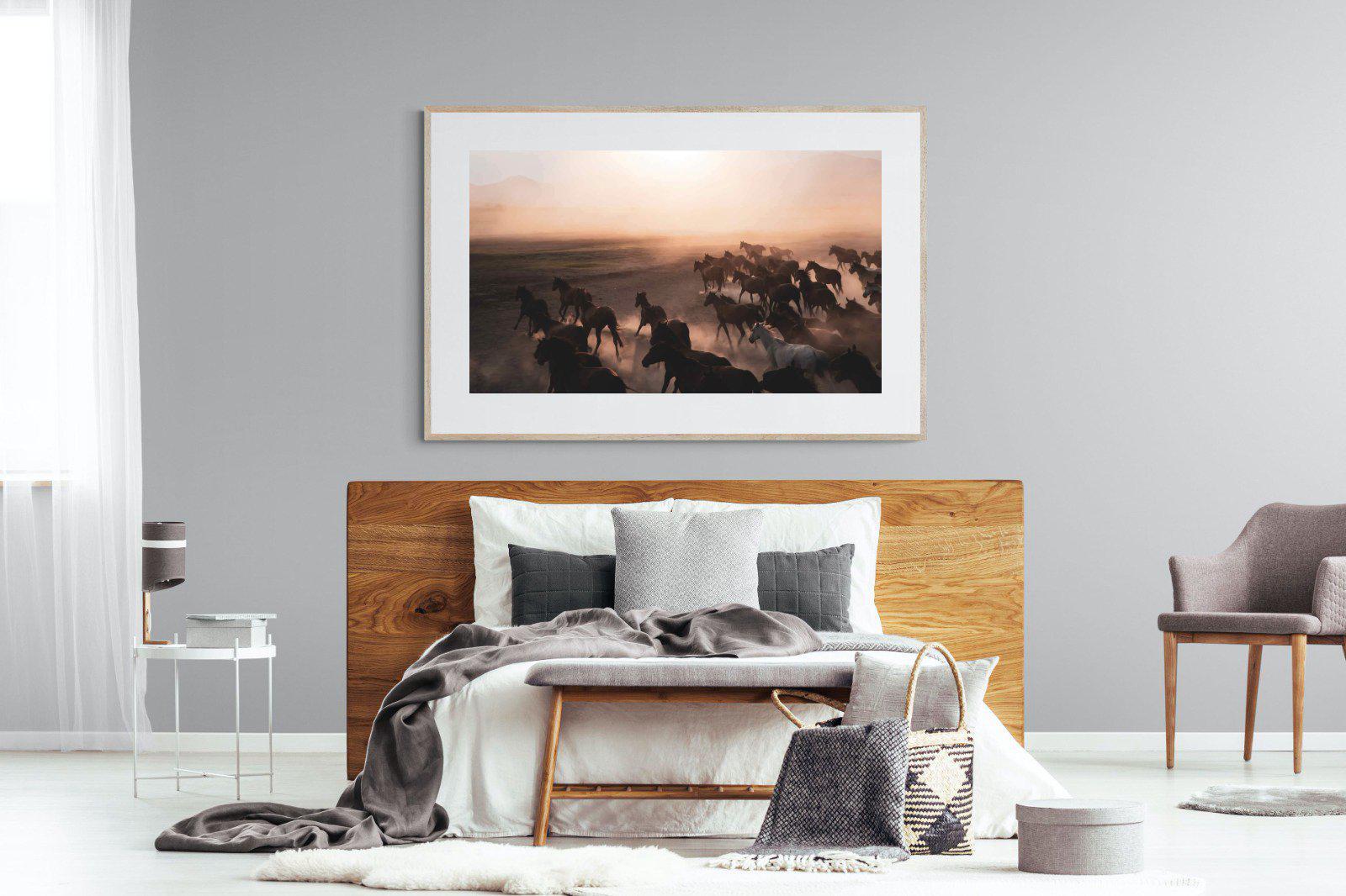 Gallop-Wall_Art-150 x 100cm-Framed Print-Wood-Pixalot