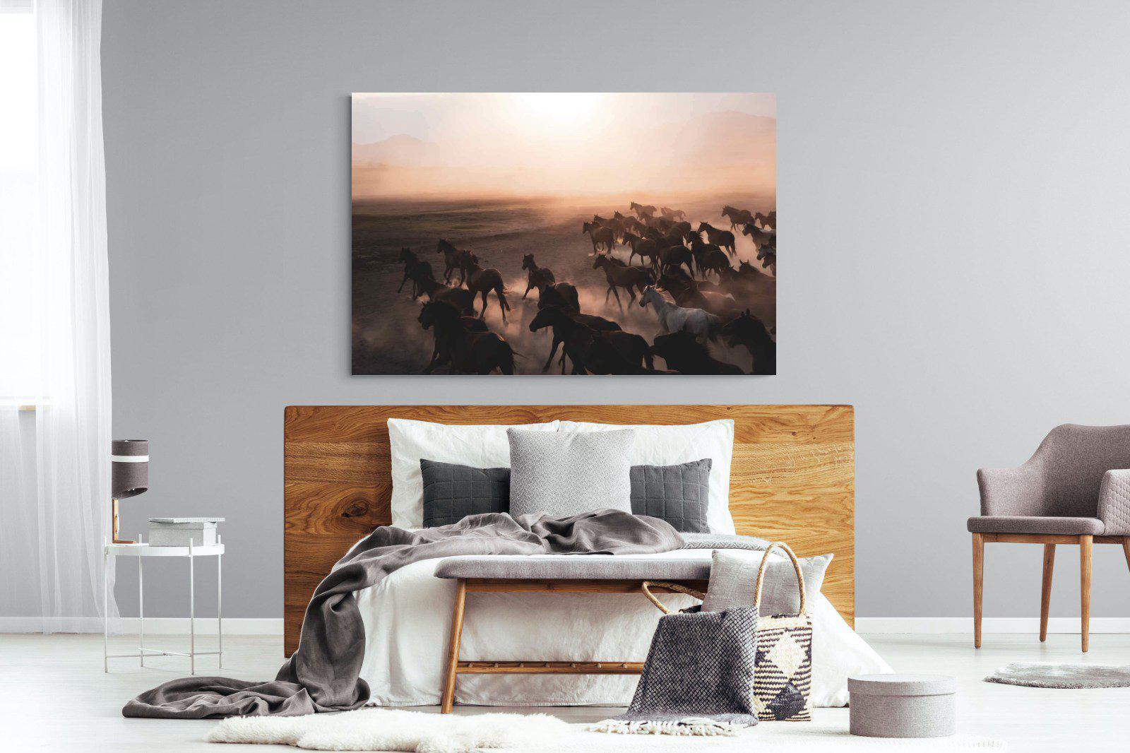 Gallop-Wall_Art-150 x 100cm-Mounted Canvas-No Frame-Pixalot