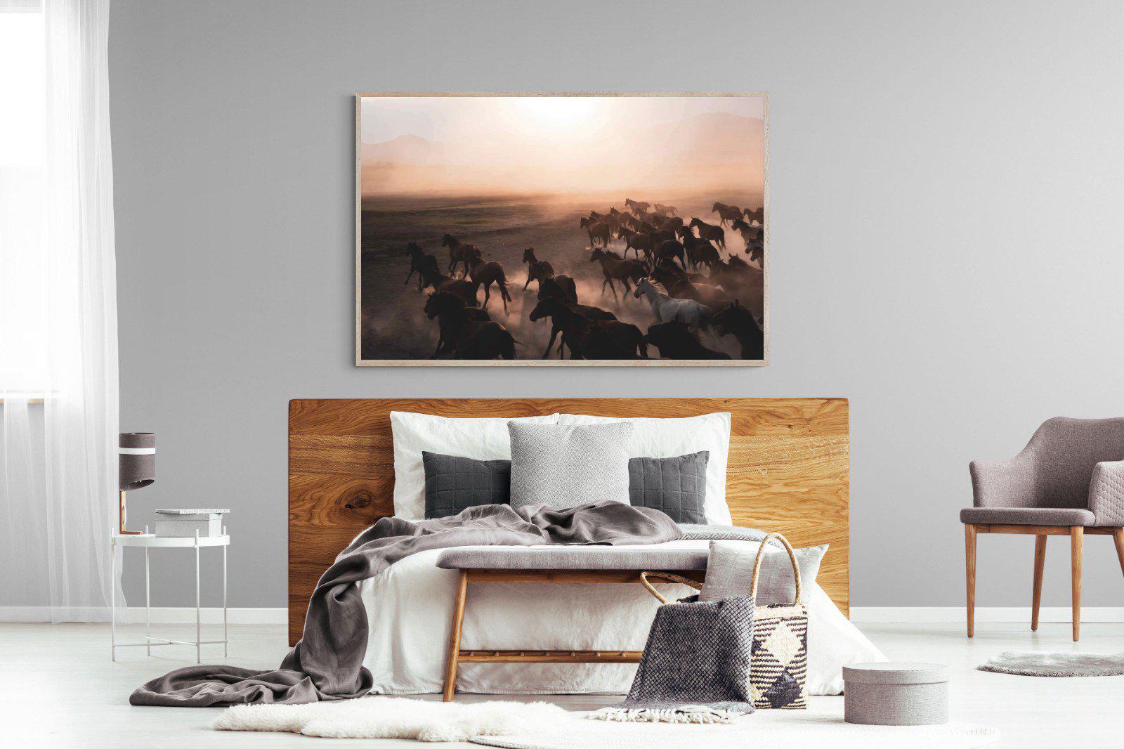 Gallop-Wall_Art-150 x 100cm-Mounted Canvas-Wood-Pixalot