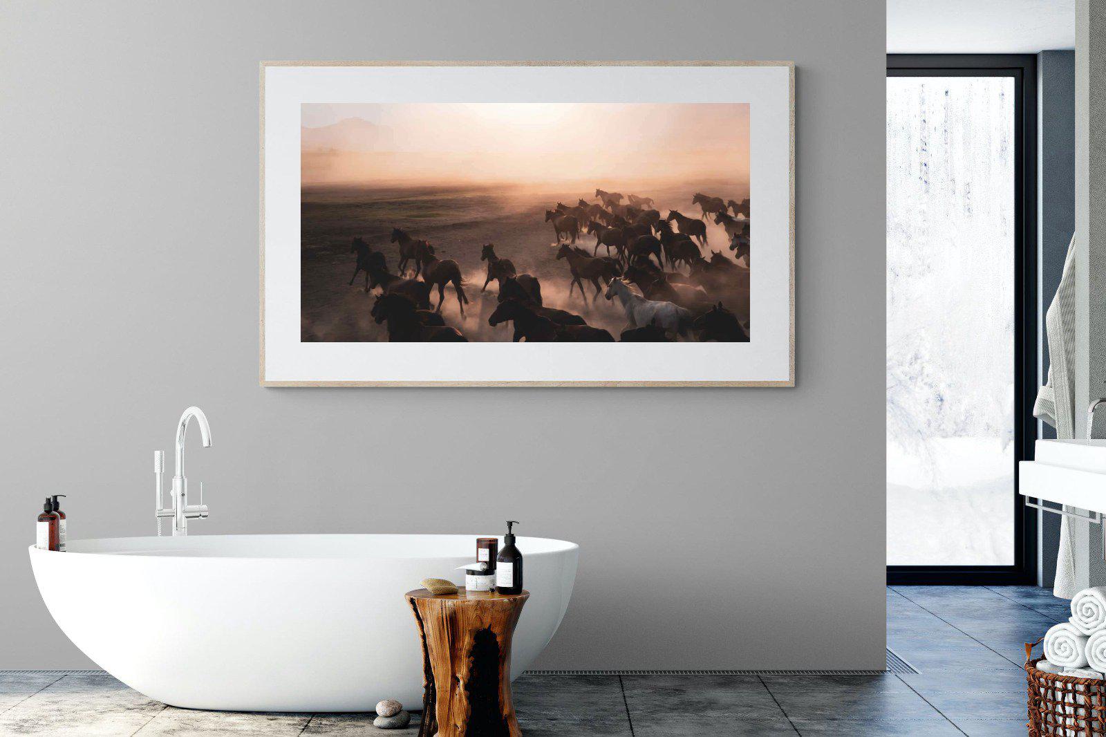 Gallop-Wall_Art-180 x 110cm-Framed Print-Wood-Pixalot