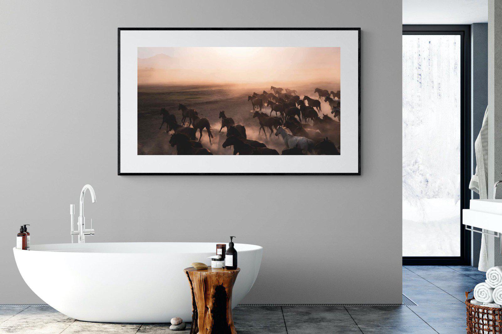 Gallop-Wall_Art-180 x 110cm-Framed Print-Black-Pixalot
